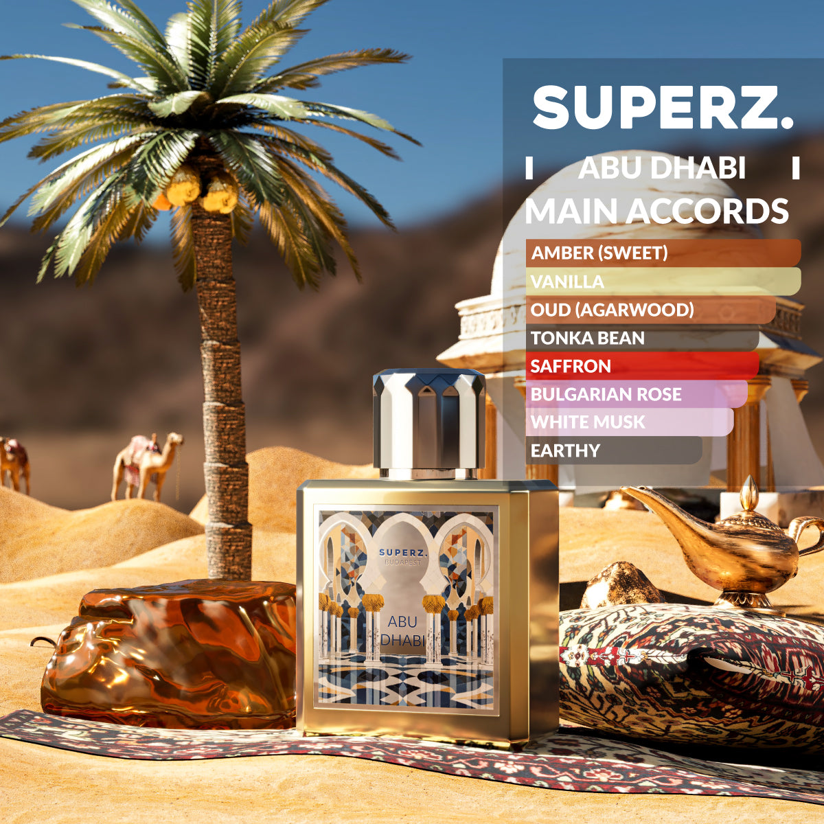 Abu Dhabi - 50 ml Extrait De Parfum - Unisex - im neuen Design!