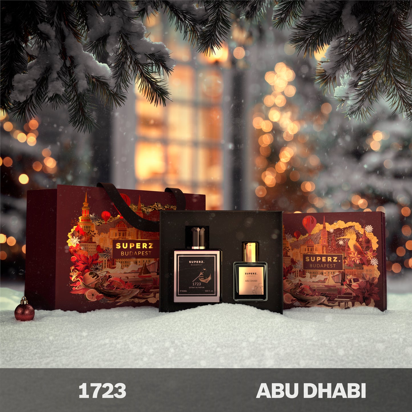 1723 - 50 ml & Abu Dhabi - 10 ml - WINTER EDITION BOX