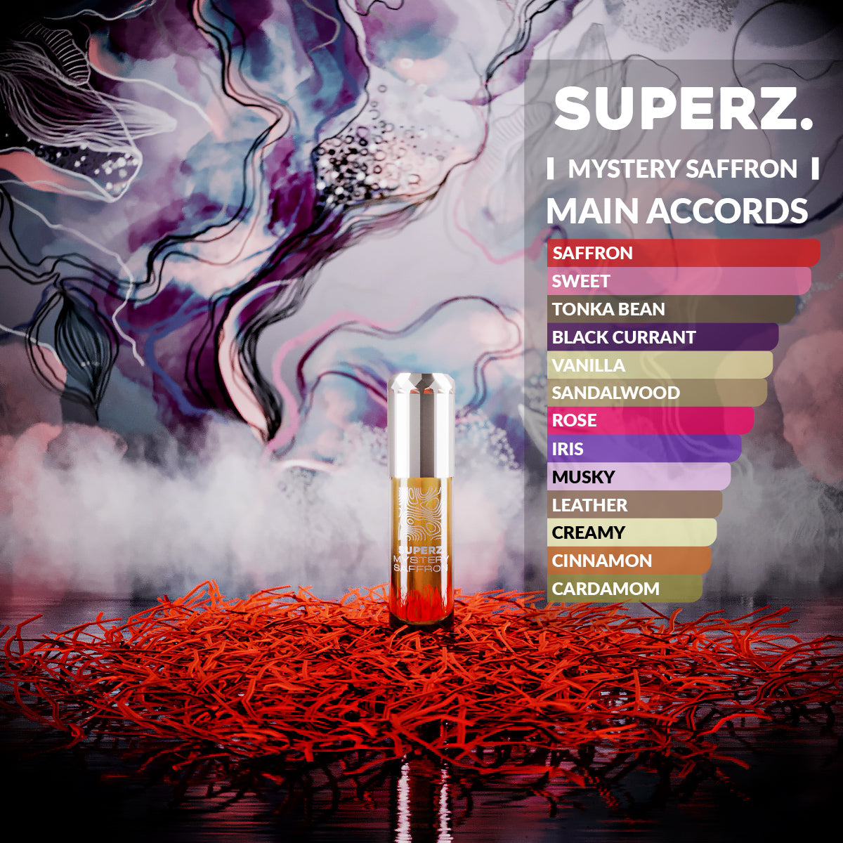 Mystery Saffron - 6 ml exklusives 100% Parfümöl - Unisex