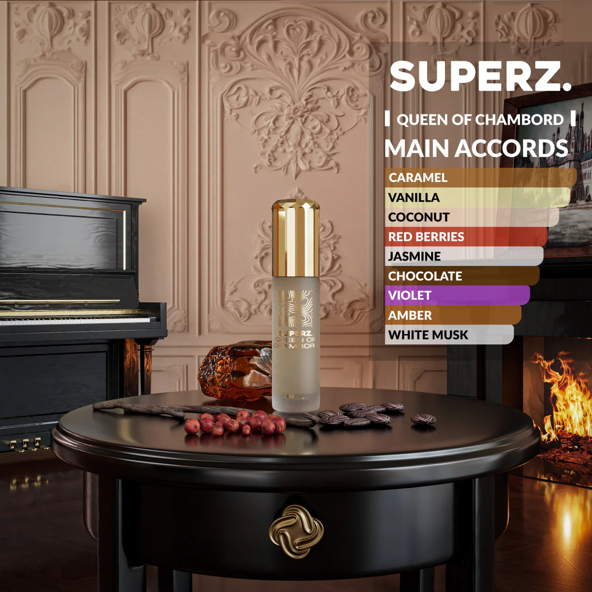 Queen of Chambord - 6 ml Exclusive 100% Perfume oil - Woman