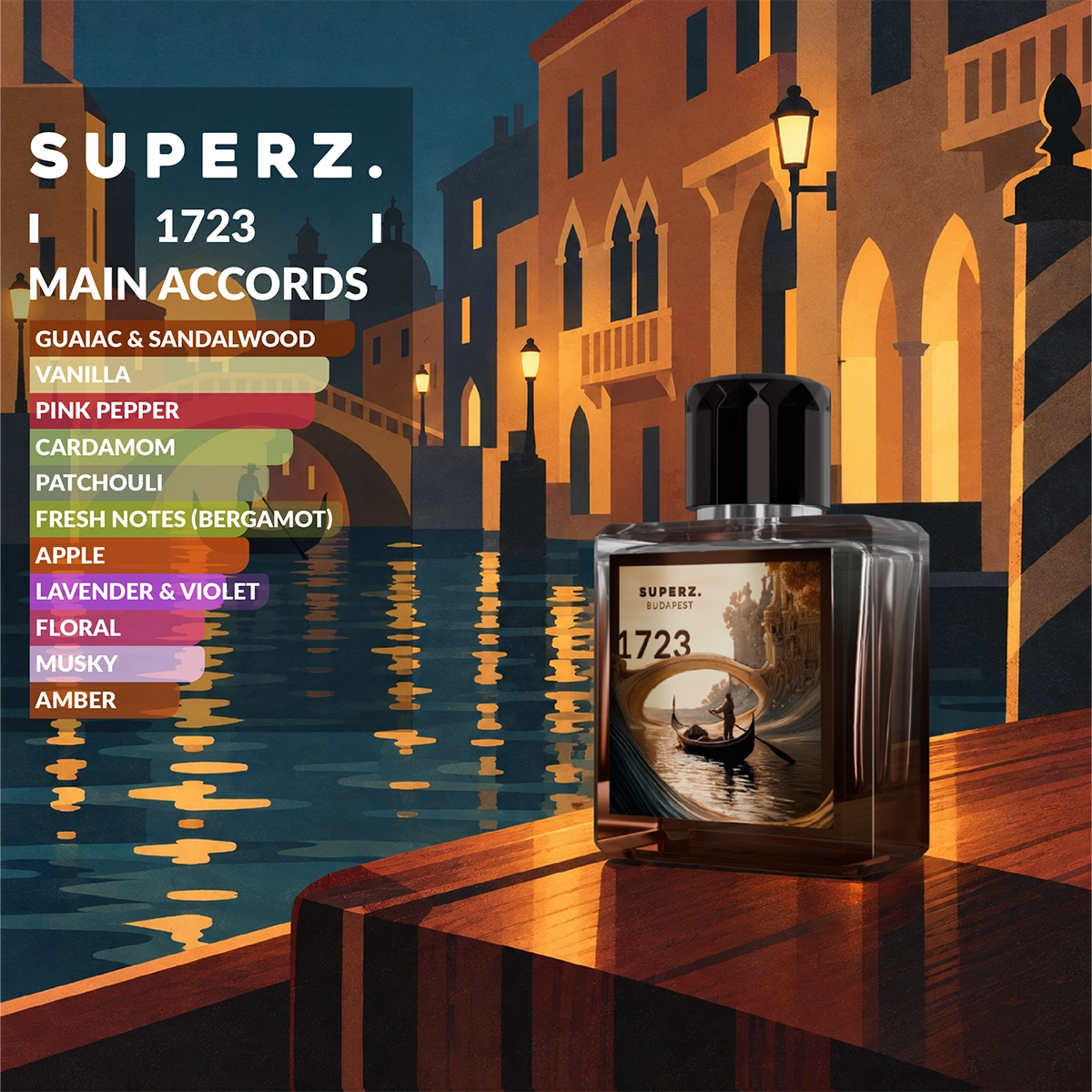 1723 - 50 ml Extrait De Parfum - Man - New design