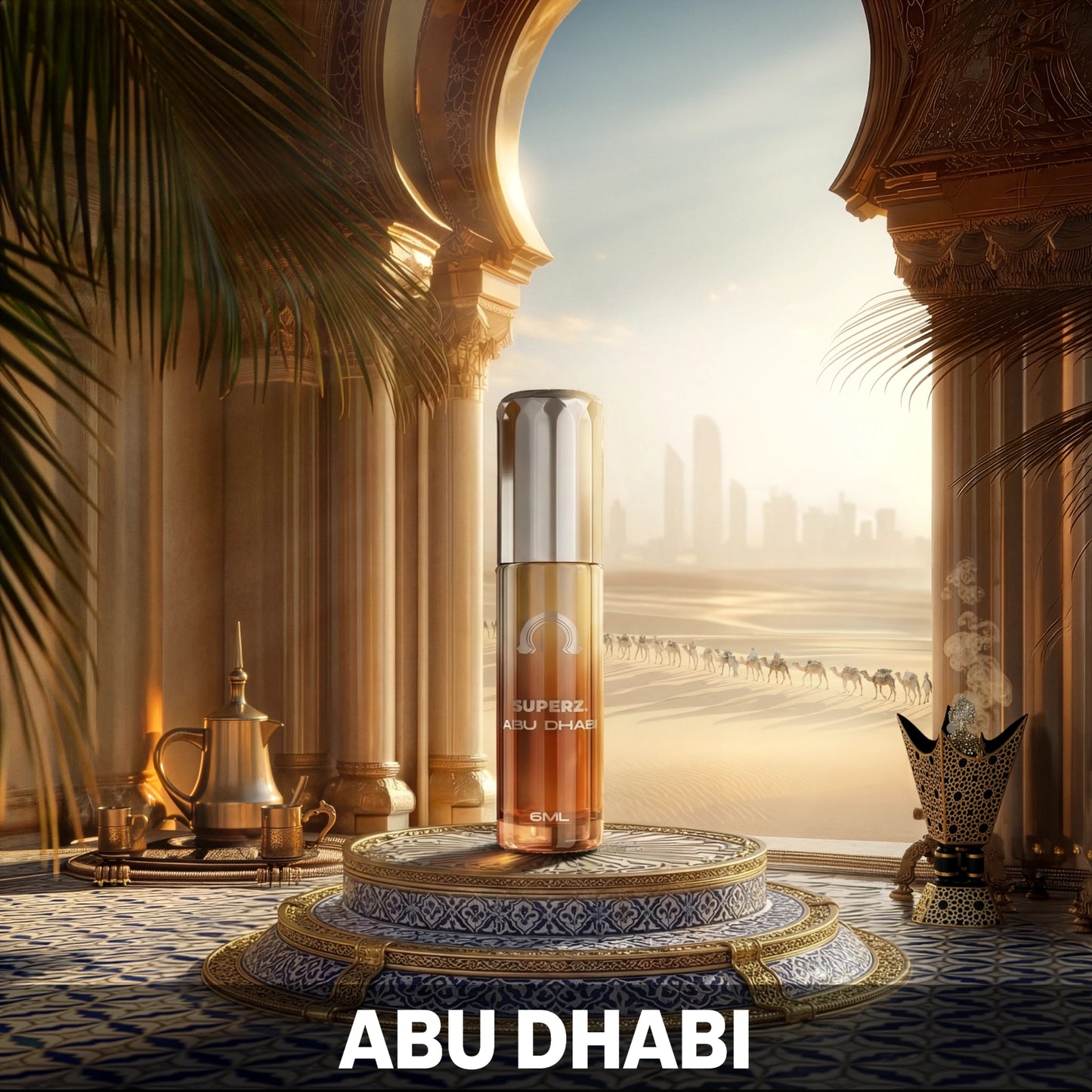 Abu Dhabi - 6 ml exklusives 100% Parfümöl - Unisex - im neuen Design!