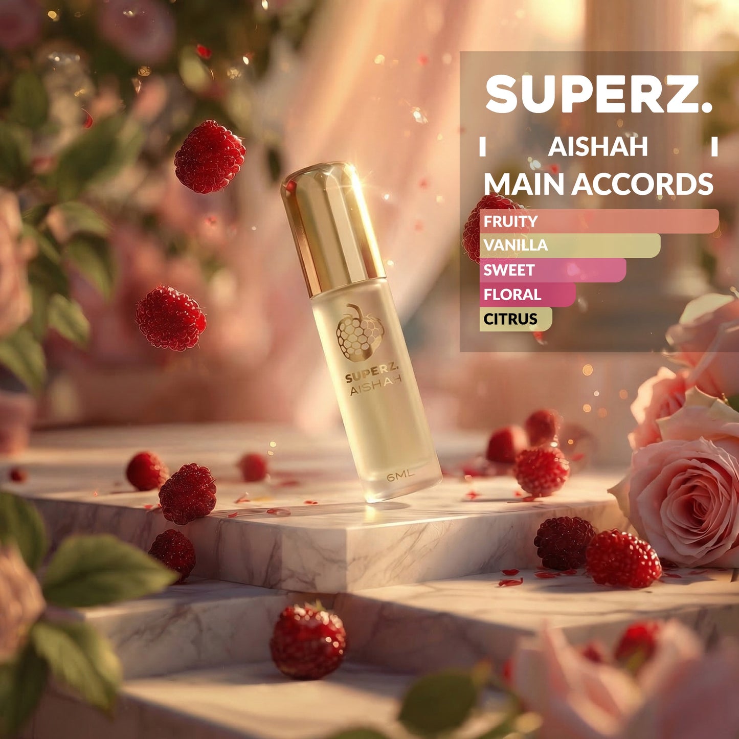 Aishah - 6 ml exklusives 100% Parfümöl - Damen