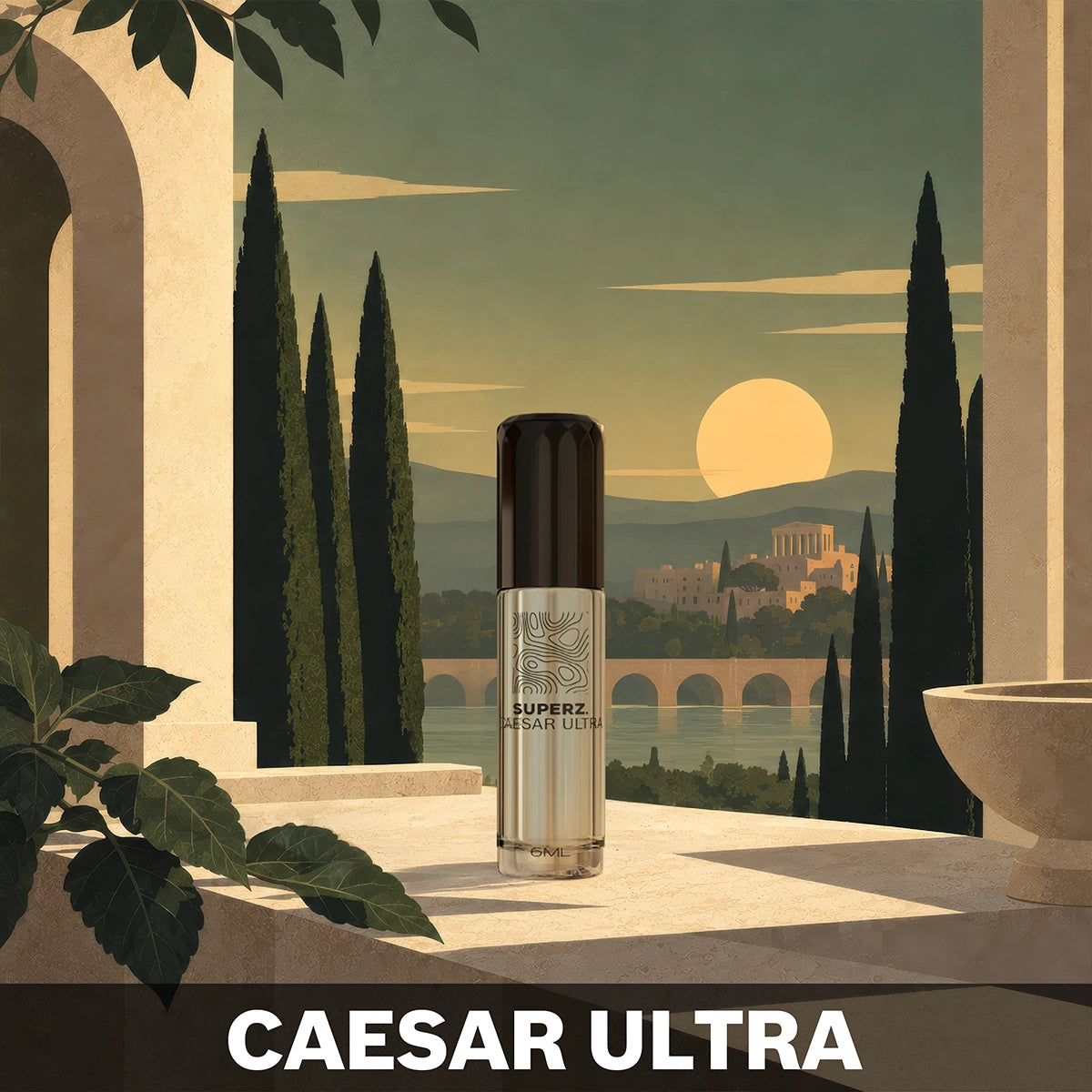 Caesar Ultra - 6 ml exklusives 100% Parfümöl - Herren - im neuen Design!