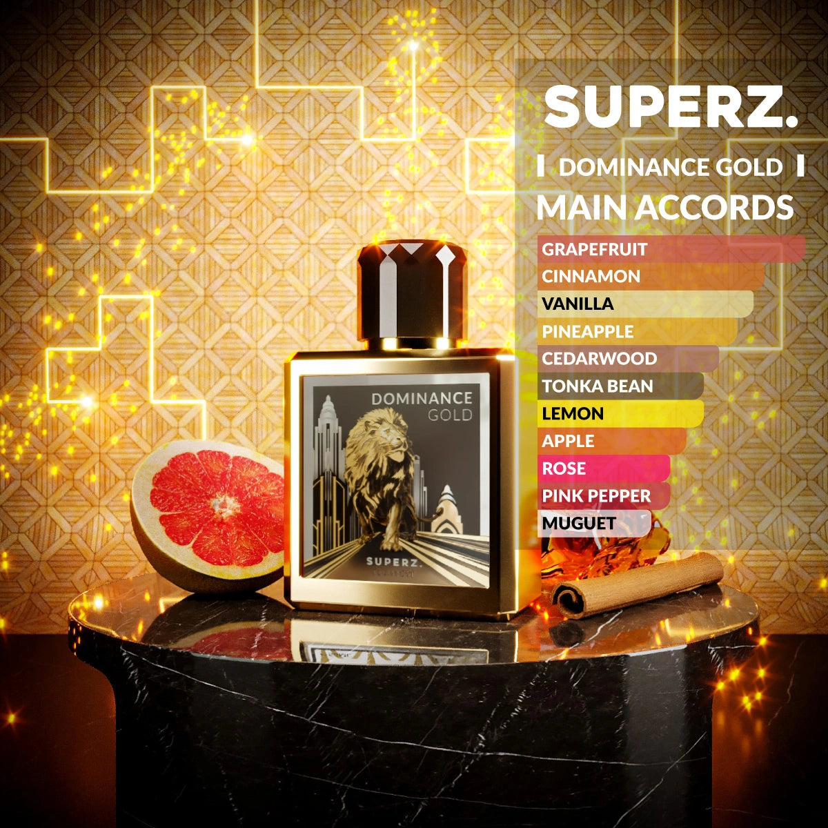 Dominance Gold - 50 ml Extrait De Parfum - Herren