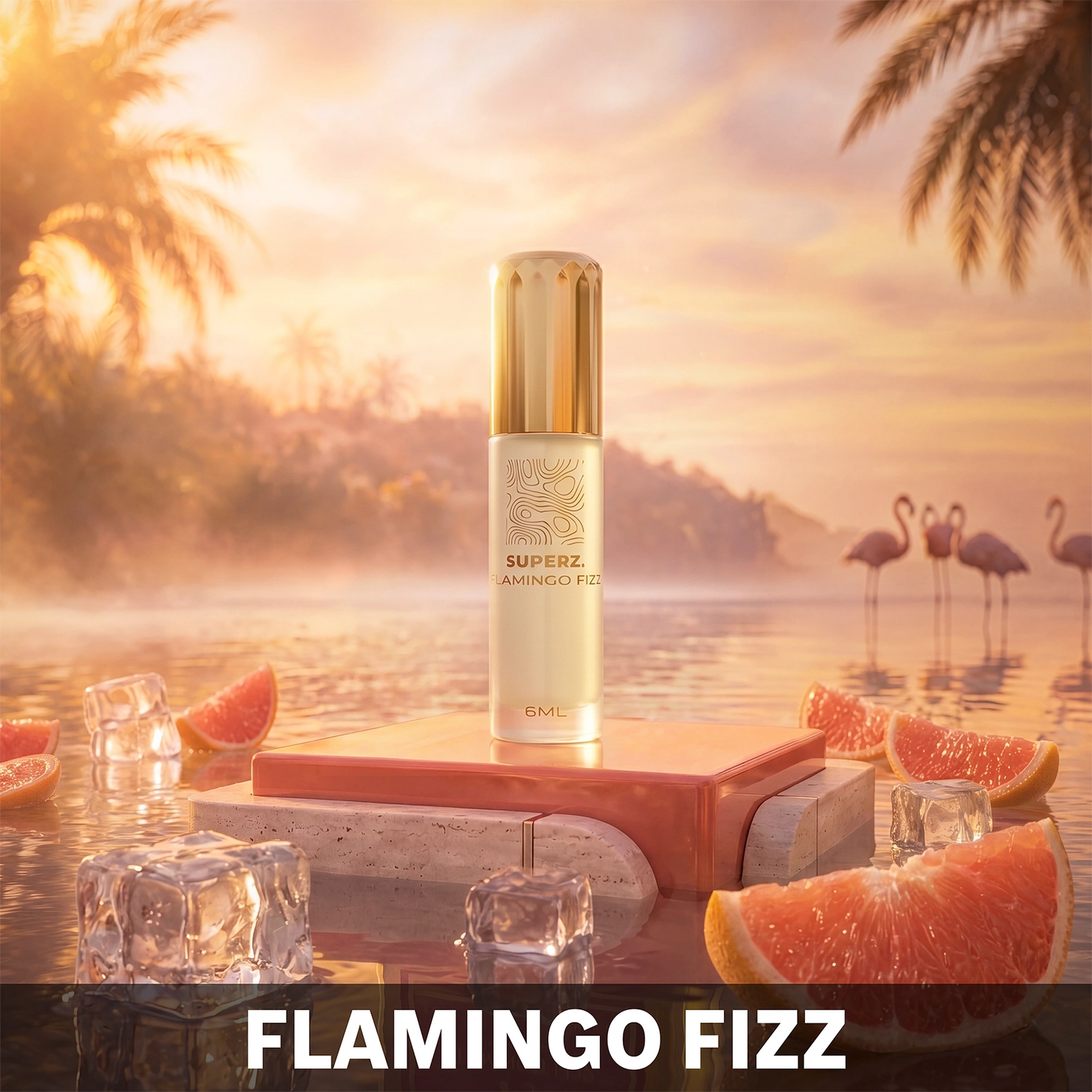 Flamingo Fizz - 6 ml Exclusive 100% Perfume oil - Unisex