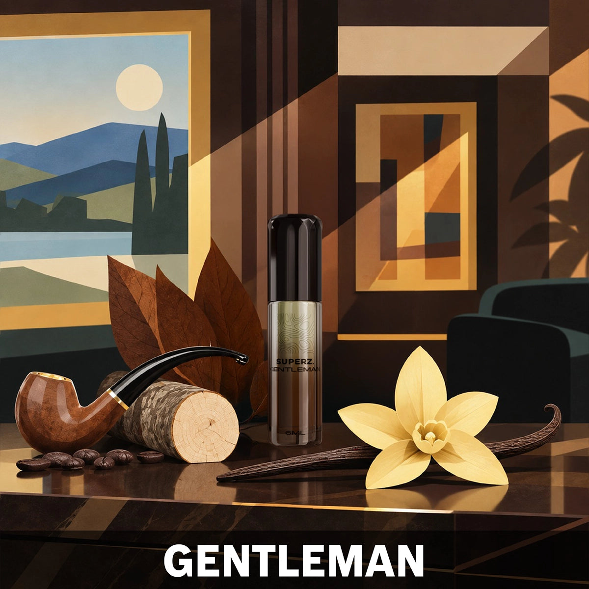 Gentleman - 6 ml Exkluzívny 100% parfumový olej - Pre mužov - V novom balení!