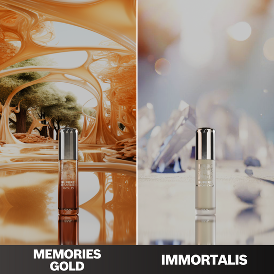 Memories Gold & Immortalis - 2x6 ml exklusives 100% Parfümöl - Unisex