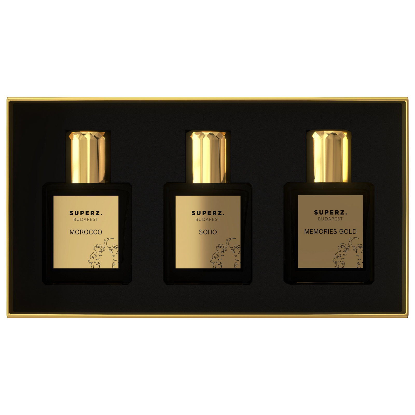 3x10 ml – Svetové Bestsellery – Morocco & Soho & Memories Gold – Unisex