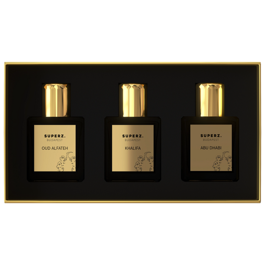3x10 ml - Middle East Selection - Oud Alfateh & Khalifa & Abu Dhabi - Unisex/Man