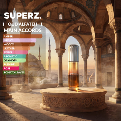 Oud Alfateh - 6 ml exklusives 100% Parfümöl - Unisex