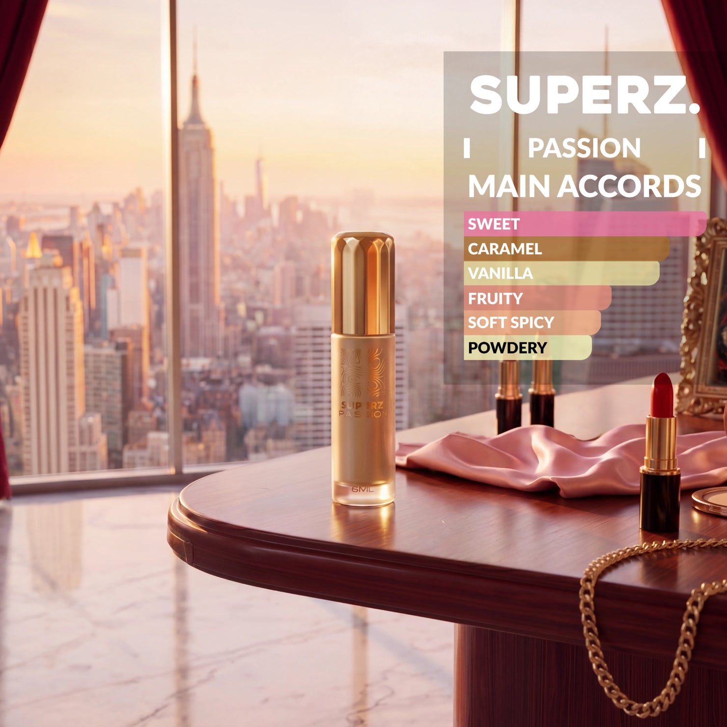Passion - 6 ml exklusives 100% Parfümöl - Damen