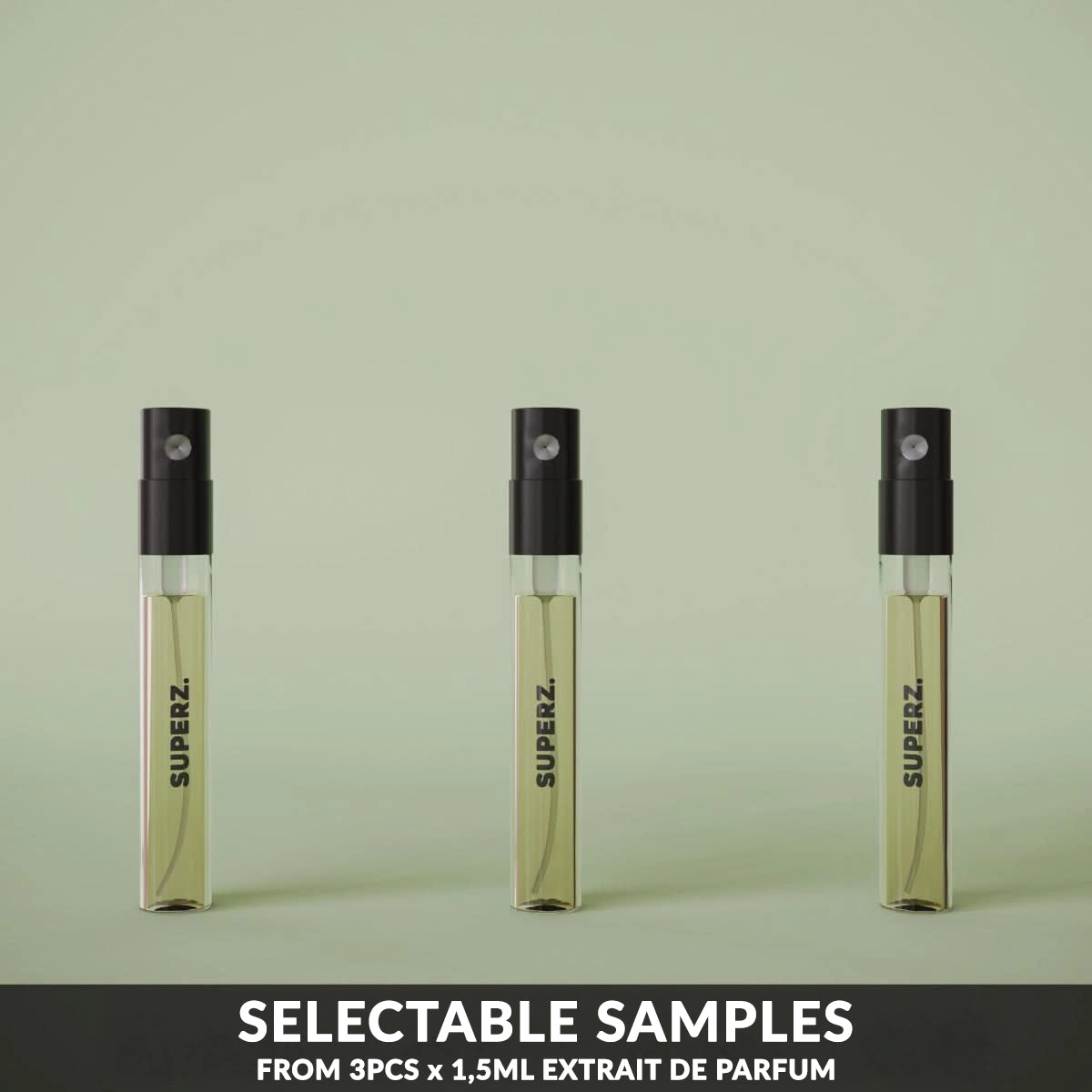 Vlastný výber vôní - Vzorky - 3x1,5ml Extrait de Parfum