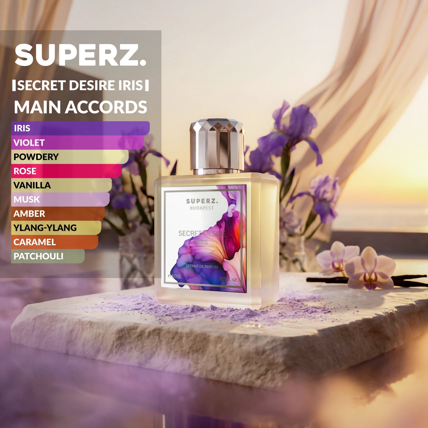 Secret Desire Iris - 50 ml Extrait De Parfum - Unisex