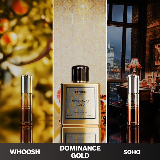 Power of freedom - Dominance Gold 50ml & Soho 6ml & Whoosh 6ml - Man/Unisex