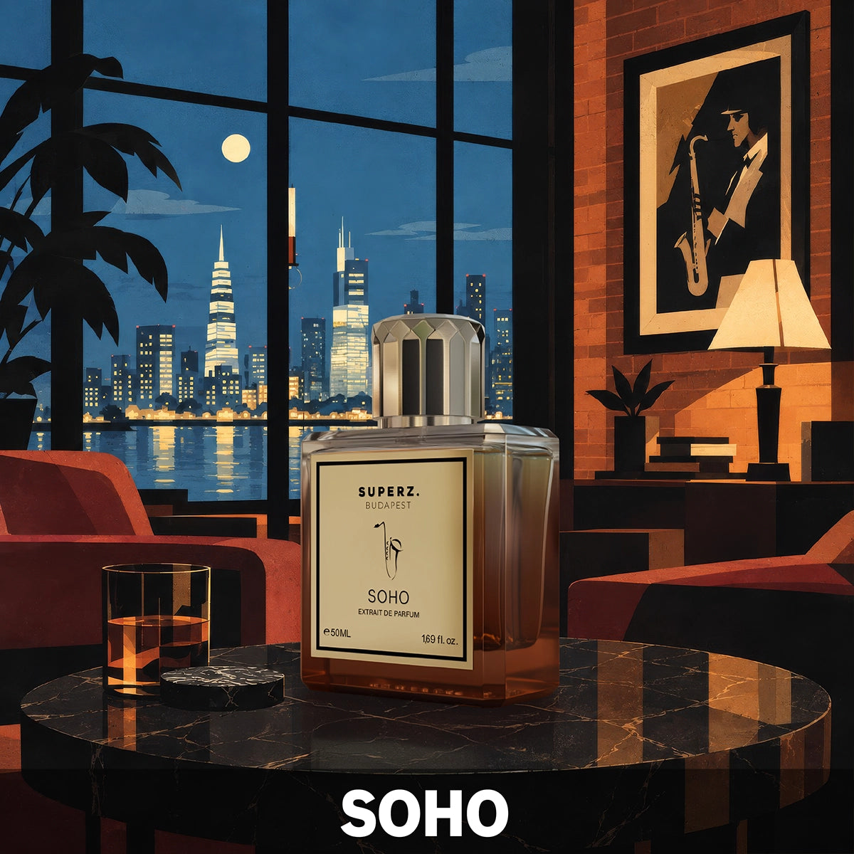Soho - 50 ml Extrait De Parfum - Unisex - im neuen Design!