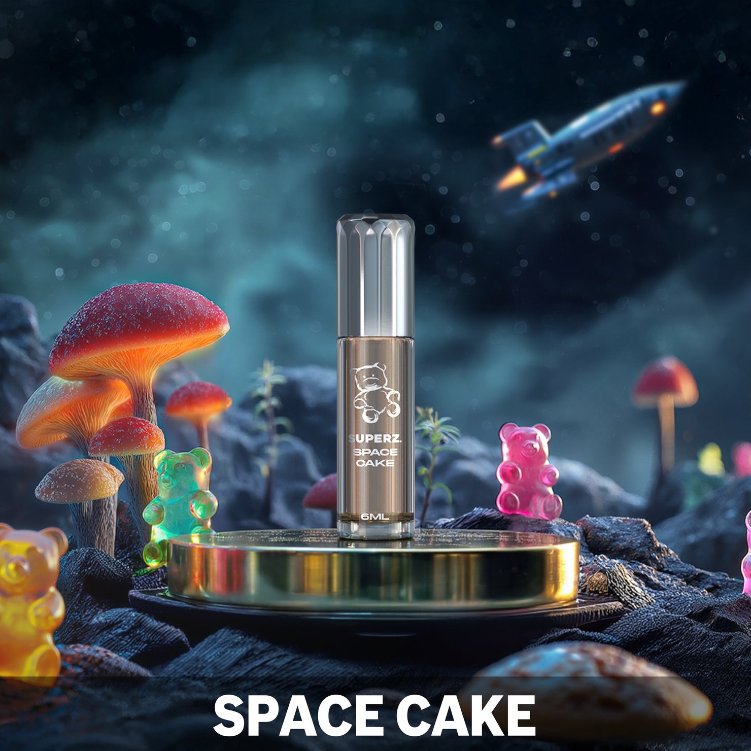 Space Cake - 6 ml Exkluzívny 100% parfumový olej - Unisex - Celestial Collection 03