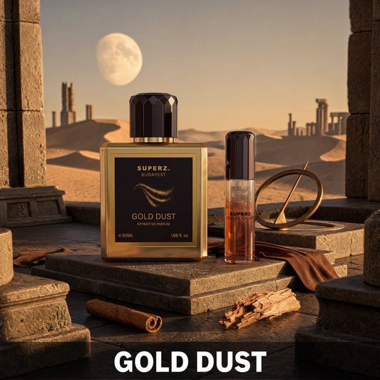 Gold Dust 1+1 Sale - 50 ml Extrait De Parfum - Man +Gift: Gold Dust - 6 ml Perfume oil