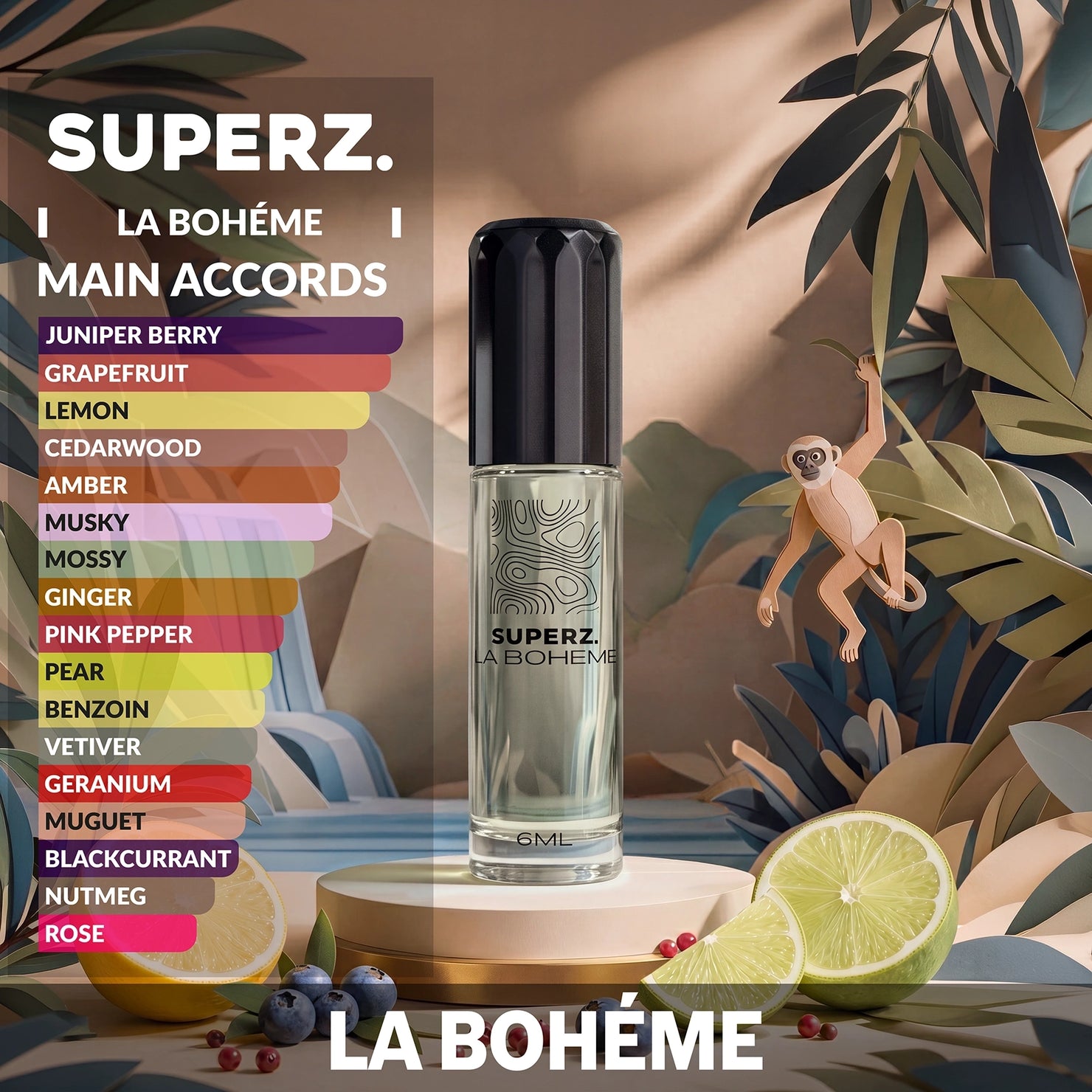 La Bohéme - 6 ml Exclusive 100% Perfume oil - Man