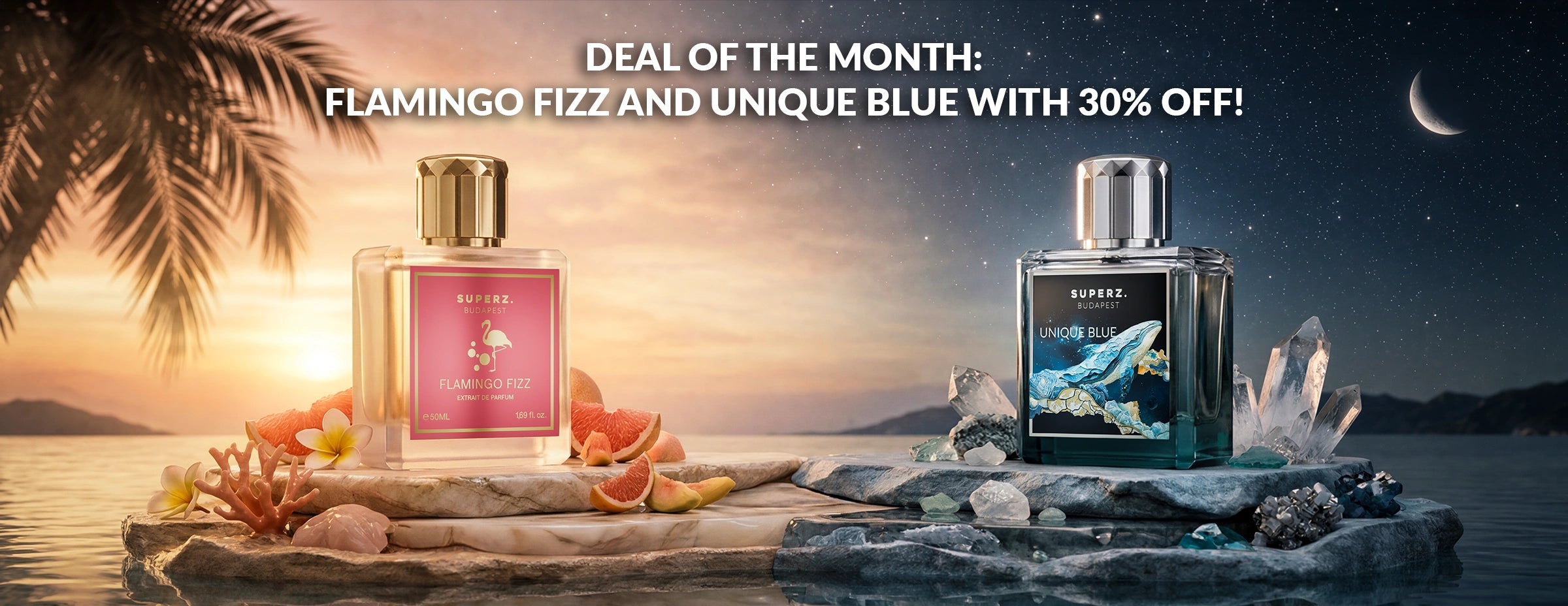Flamingo Fizz & Unique Blue with 30% OFF in June!